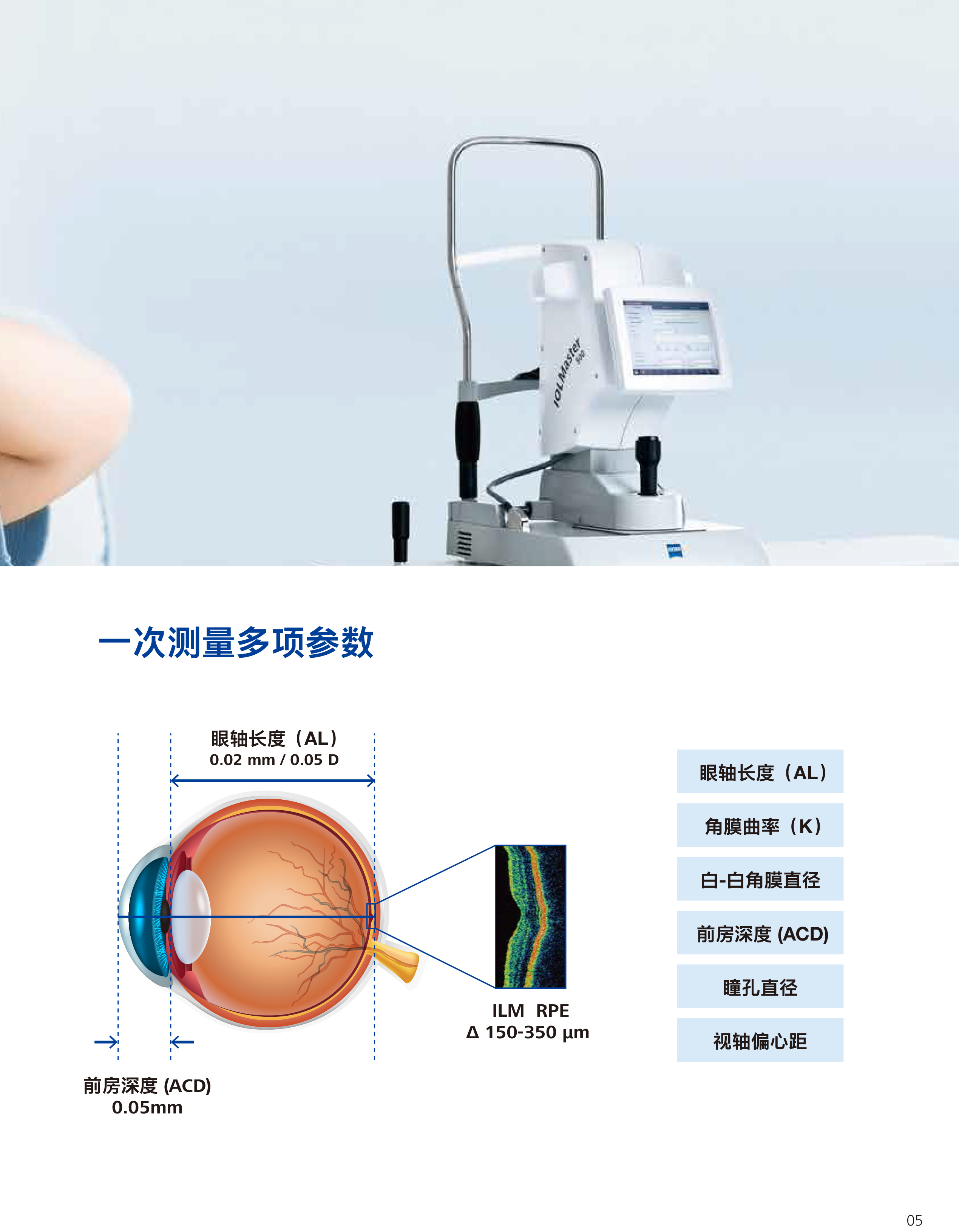 蔡司 眼科光学生物测量仪 master500